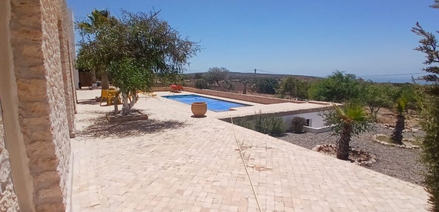 Villa avec vue mer et forêt