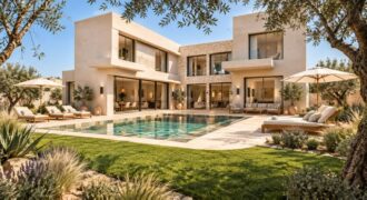Grande villa neuve en secteur urbain