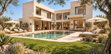Grande villa neuve en secteur urbain